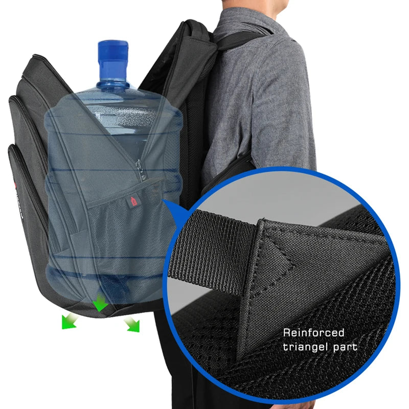 Zontrend™ AeroPack Flight-Approved Travel Backpack – Waterproof Smart Carry-On Laptop Bag.