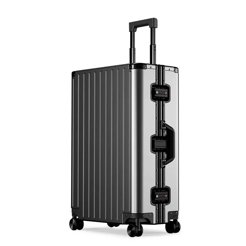 The Aviator 2026: All-Alluminum Magnesium Alloy Luxury Suitcase.