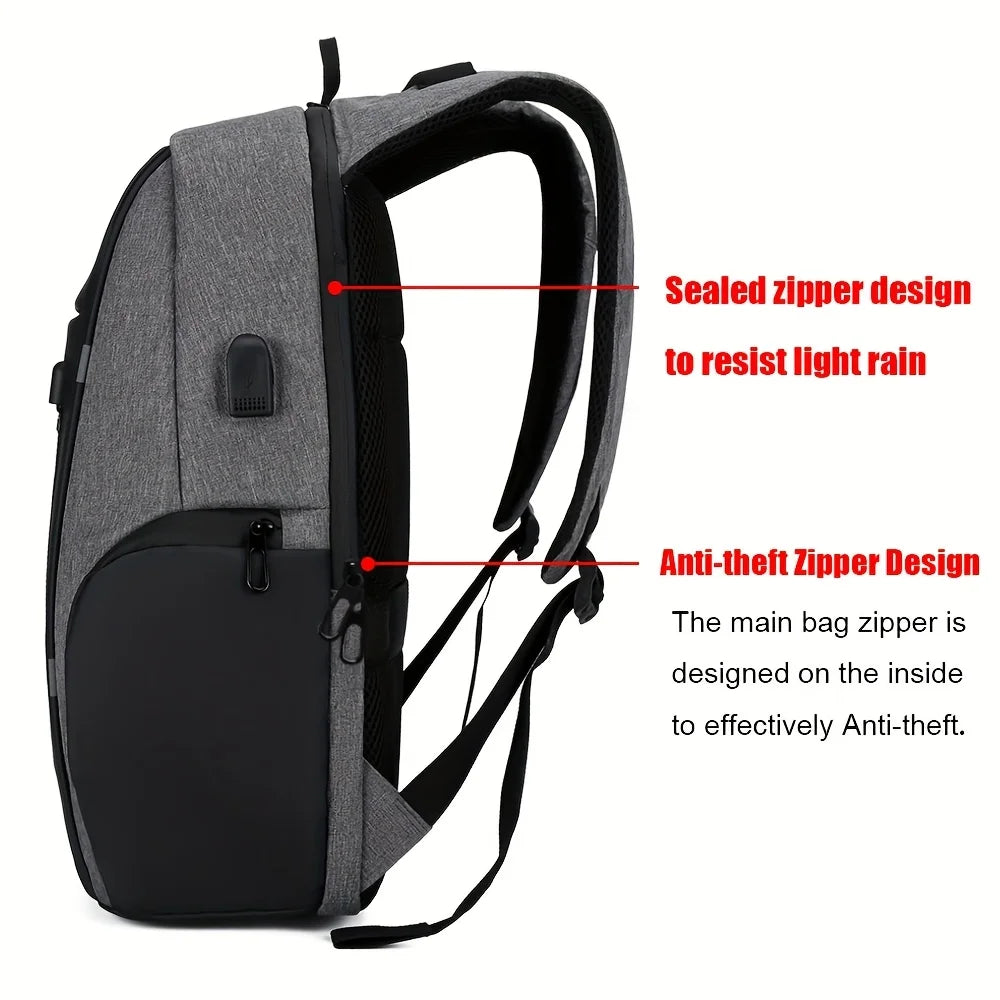 Zontrend™ AeroPack Flight-Approved Travel Backpack – Waterproof Smart Carry-On Laptop Bag.