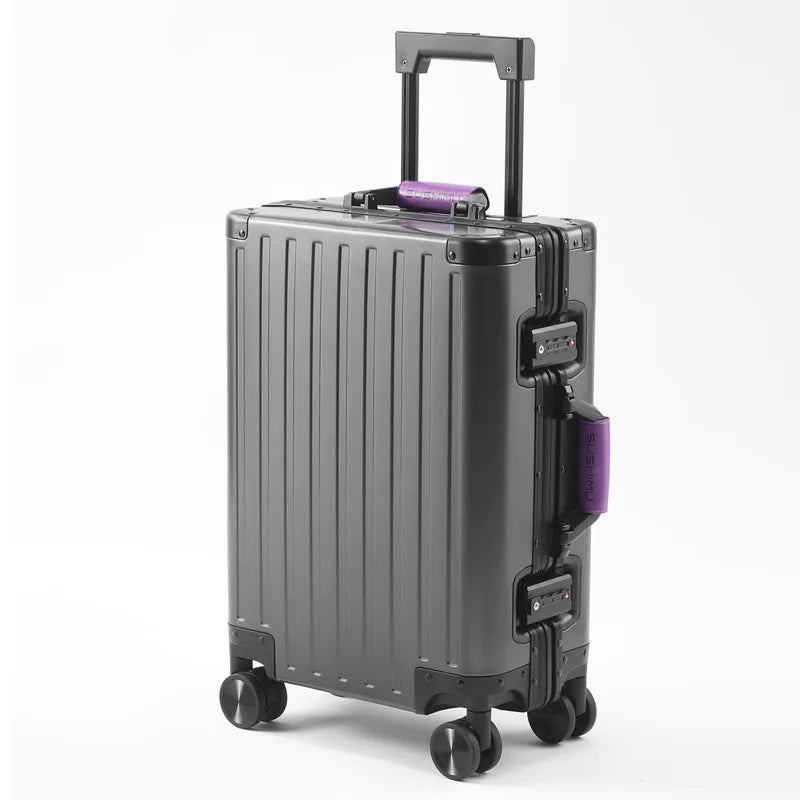 The Aviator 2026: All-Alluminum Magnesium Alloy Luxury Suitcase.