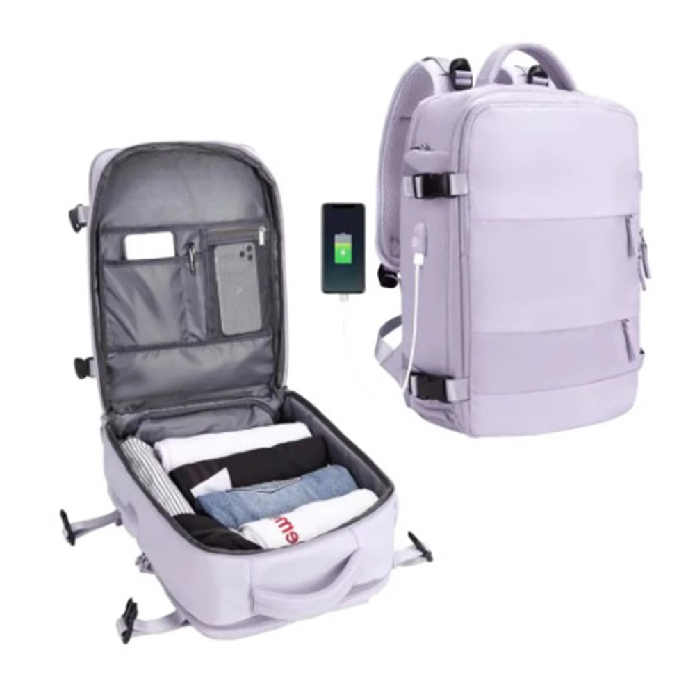 Zontrend™ AeroPack Flight-Approved Travel Backpack – Waterproof Smart Carry-On Laptop Bag.