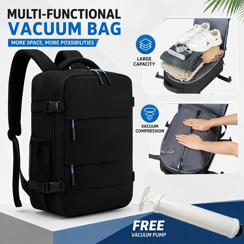 Zontrend™ AeroPack Flight-Approved Travel Backpack – Waterproof Smart Carry-On Laptop Bag.