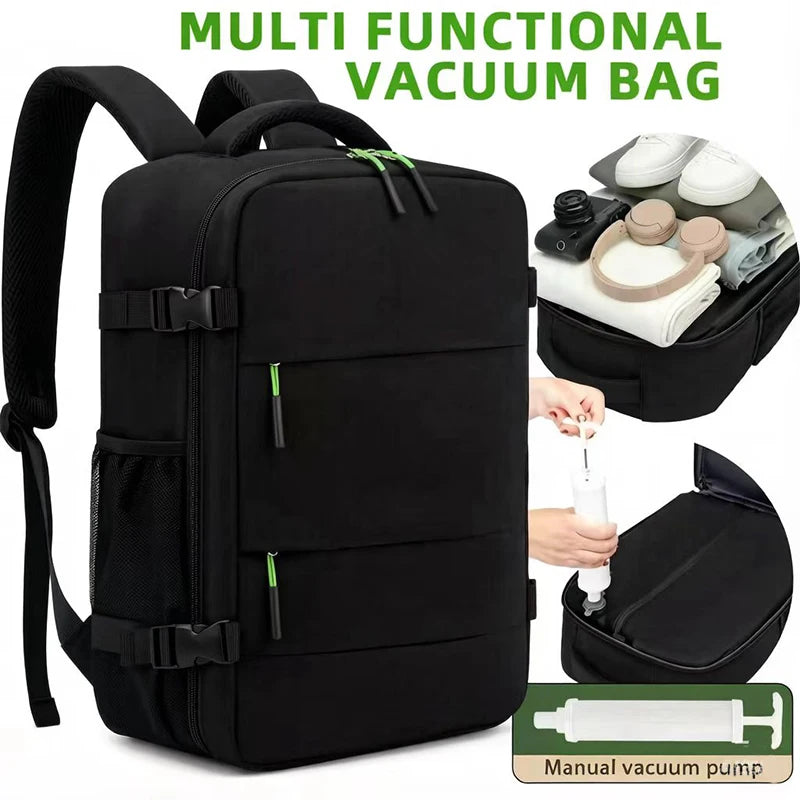 Zontrend™ AeroPack Flight-Approved Travel Backpack – Waterproof Smart Carry-On Laptop Bag.
