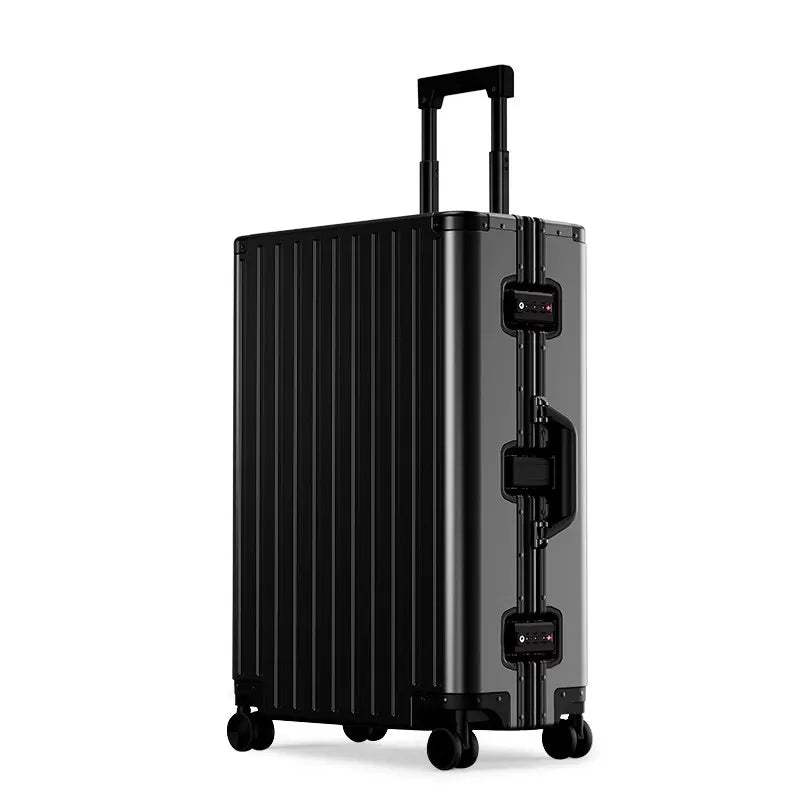 The Aviator 2026: All-Alluminum Magnesium Alloy Luxury Suitcase.