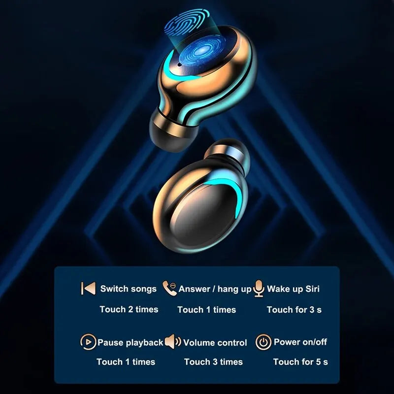 🌐 Zontrend Quantum Cyberpunk Earbuds