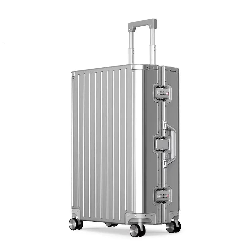 The Aviator 2026: All-Alluminum Magnesium Alloy Luxury Suitcase.