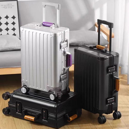 The Aviator 2026: All-Alluminum Magnesium Alloy Luxury Suitcase.