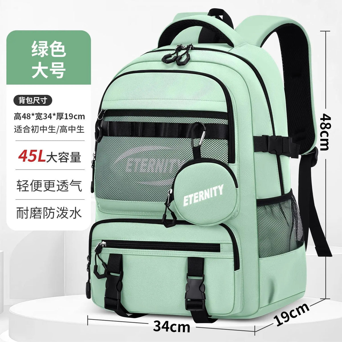 Zontrend™ AeroPack Flight-Approved Travel Backpack – Waterproof Smart Carry-On Laptop Bag.