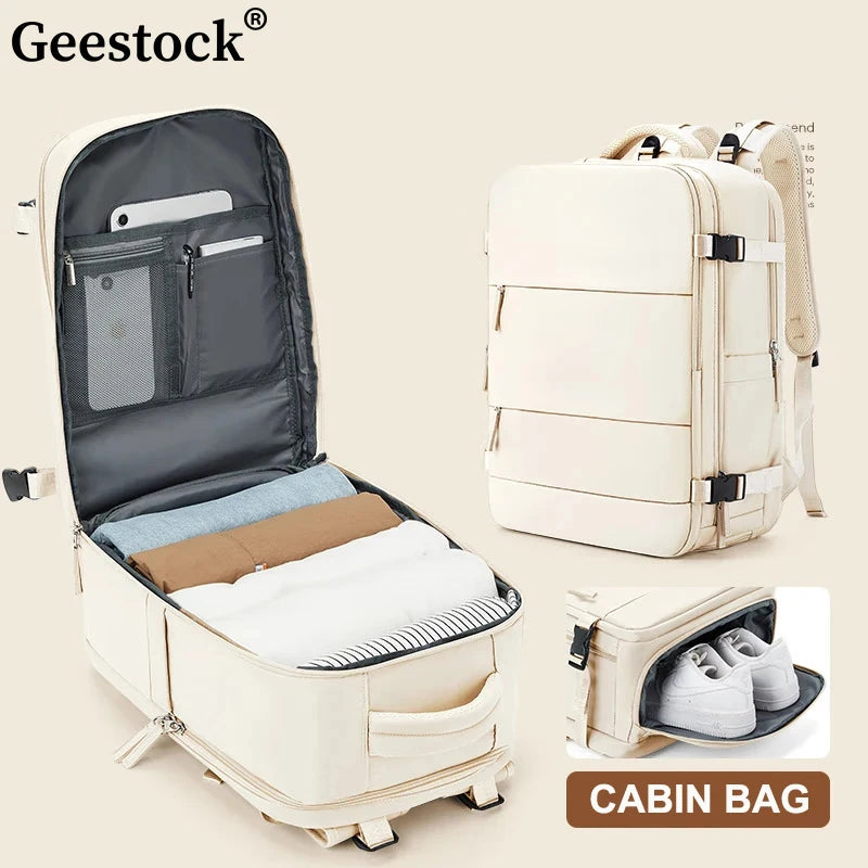 Zontrend™ AeroPack Flight-Approved Travel Backpack – Waterproof Smart Carry-On Laptop Bag.