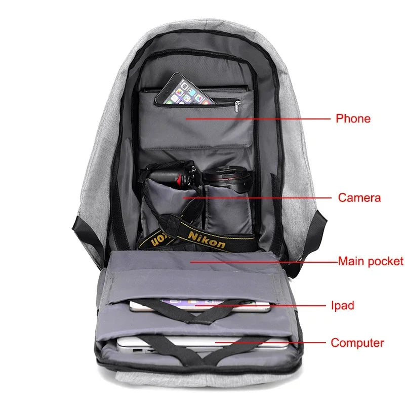 Zontrend™ AeroPack Flight-Approved Travel Backpack – Waterproof Smart Carry-On Laptop Bag.