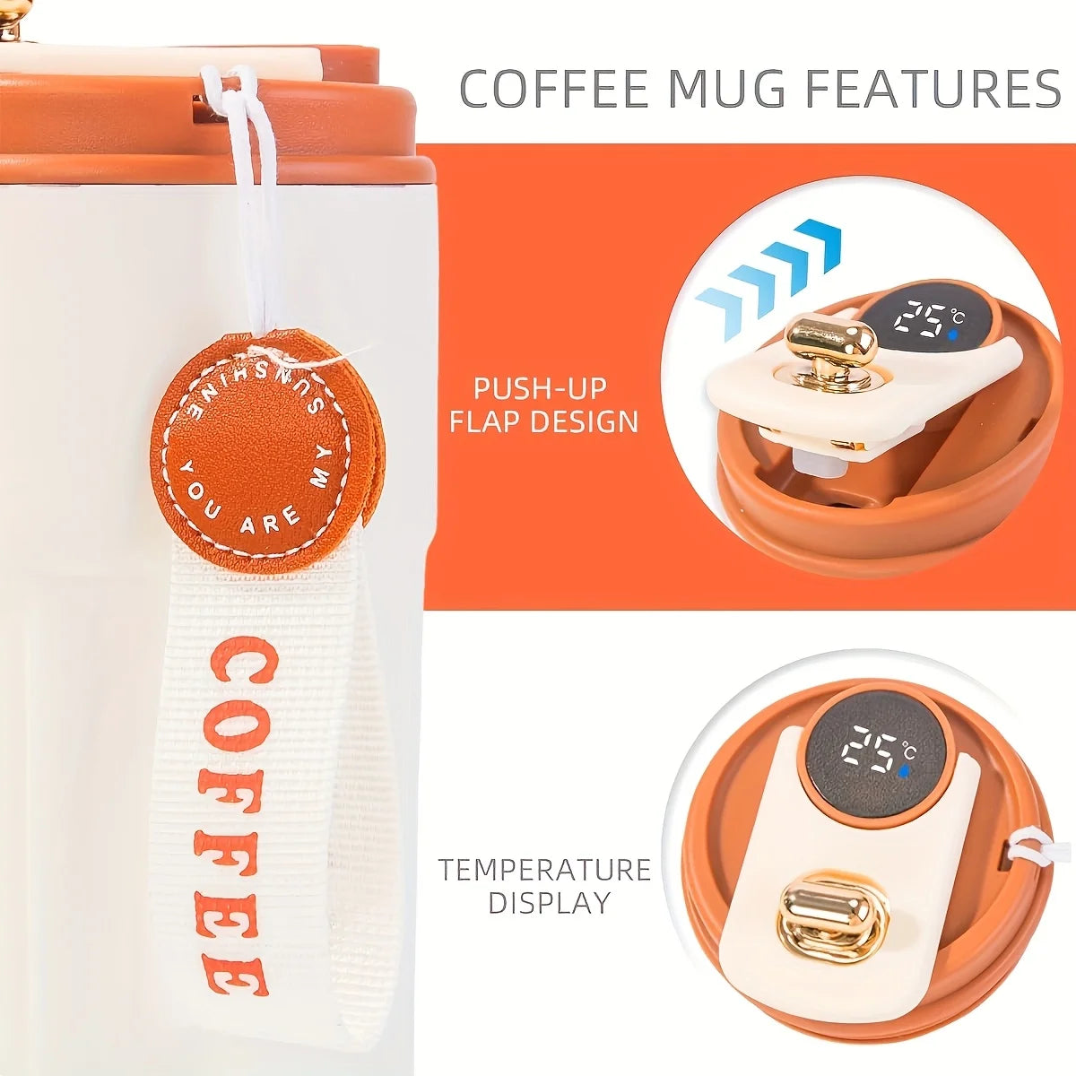 Zontrend™ HydroGauge Pro Smart Vacuum Insulated Bottle