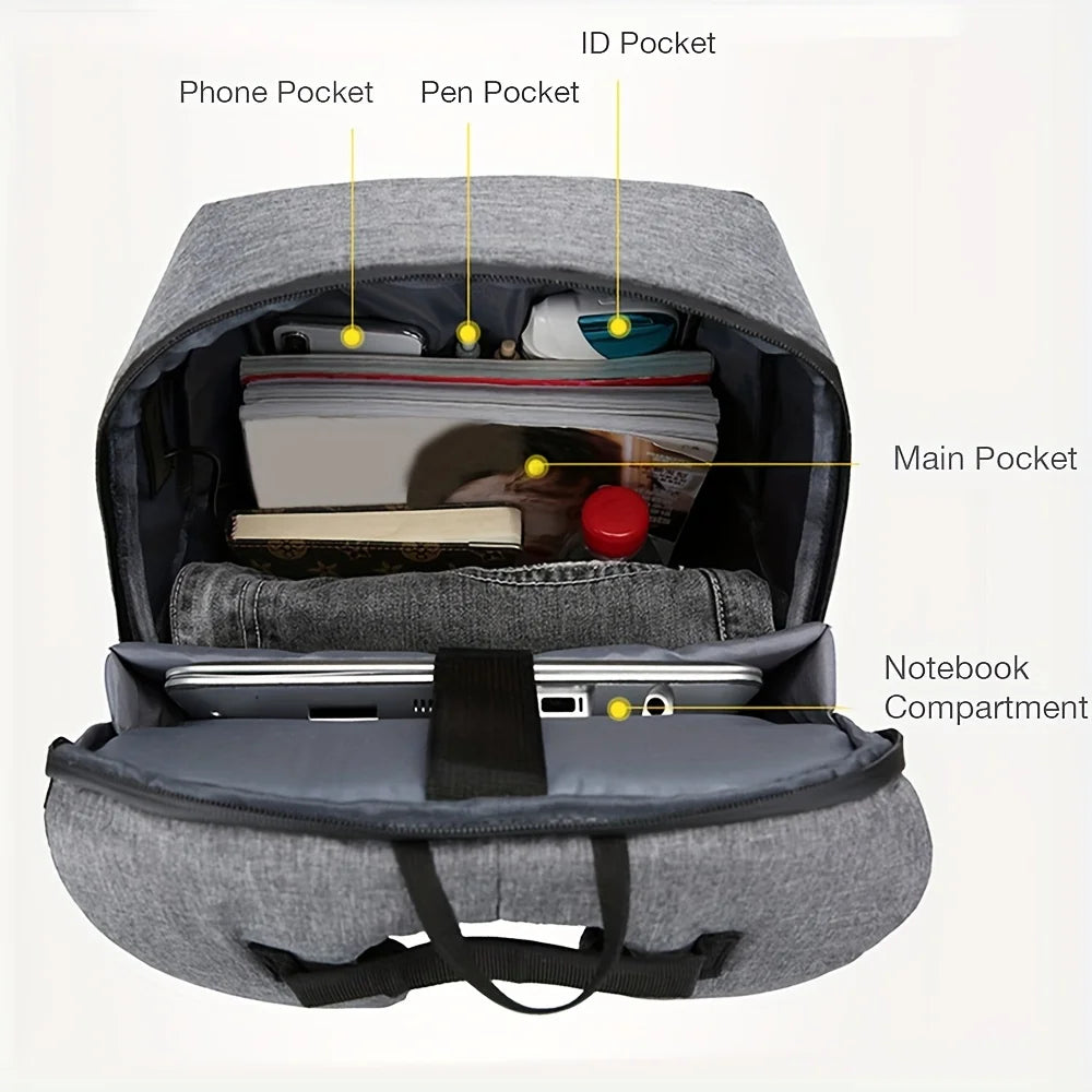 Zontrend™ AeroPack Flight-Approved Travel Backpack – Waterproof Smart Carry-On Laptop Bag.