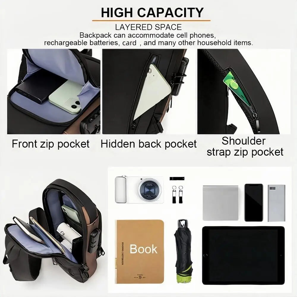 Zontrend™ AeroPack Flight-Approved Travel Backpack – Waterproof Smart Carry-On Laptop Bag.